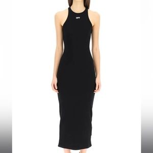 Black OFF-WHITE maxi dress
